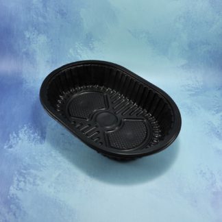 BANDEJA BANDEX PP NEGRA 105 OVAL