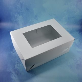 CAJA DE CARTULINA CON VISOR GRANDE