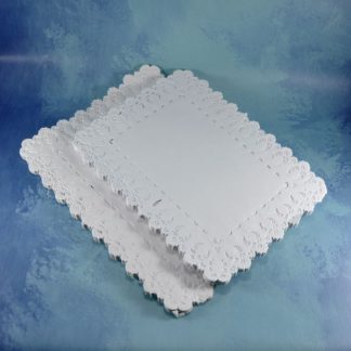 BLONDAS DE PAPEL BLANCA RECTANGULARES