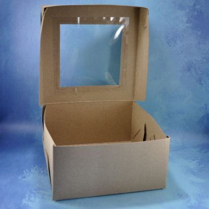 CAJA PARA DESAYUNO VISOR MEDIANA MARRON