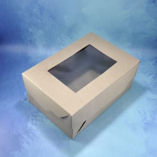 CAJA PARA DESAYUNO VISOR CHICA MARRON