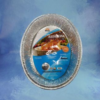 BANDEJA DE ALUMINIO OVALADA 7000 ML
