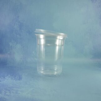 POTE LISO CRISTAL CON CUNA Y TAPA