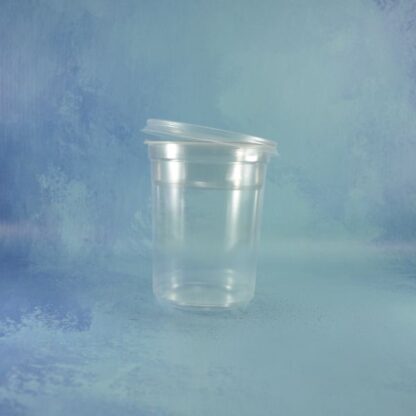 POTE LISO CRISTAL CON CUNA Y TAPA