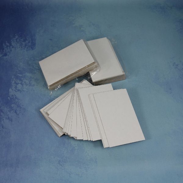 Etiquetas de cartulina 8 x 5 x 50 u envases carlos paz