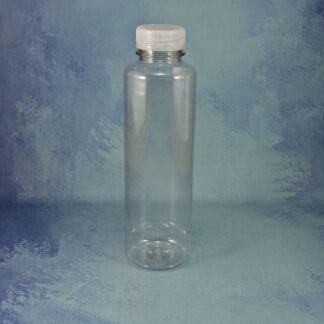 BOTELLA SLIM CRISTAL CON TAPA