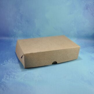 CAJA PARA ALFAJORES CHICA SIN LAMINADO MARRON