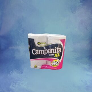HIGIENICO CAMPANITA SOFT XL 4 x 80 Mts