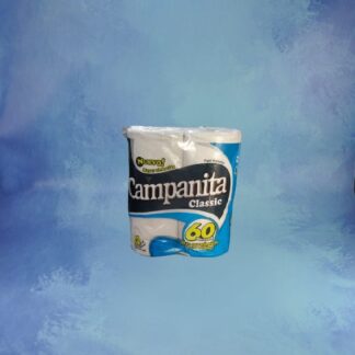 PAPEL HIGIENICO CAMPANITA CLASSIC  4 X 60 Mts