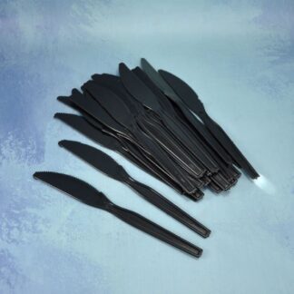 CUCHILLOS BLANCOS Y NEGROS x 50 UNIDADES