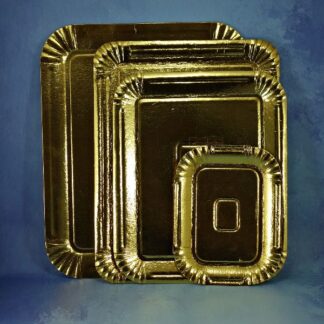 BANDEJAS DE CARTON ORO