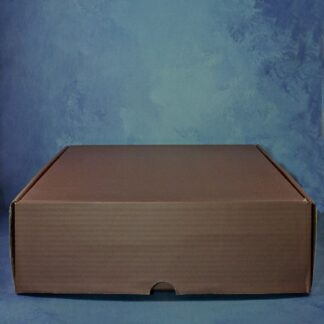 CAJA COFRE DORADO 35X28X9