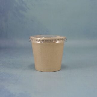 COPA SOUFFLE BAMBOO CON TAPA 1OZ