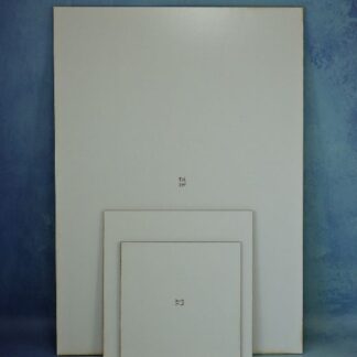 BASE CUADRADA DE MADERA BLANCA 25X35 CM