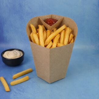 ESTUCHE PARA PAPAS FRITAS CON DIPPER