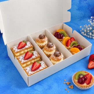 CAJA PASTELERIA CON DIVISIONES GRANDE