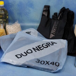 CAMISETA ECO DUO NEGRA 30 X 40