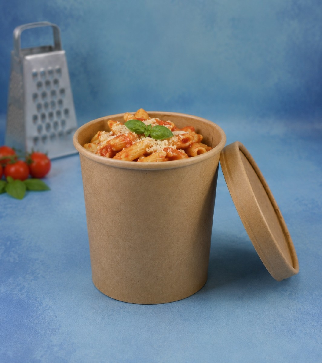 POTE MOCA DE CARTON CON TAPA 32OZ