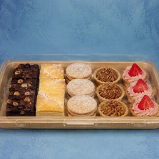 BANDEJA RECTANGULAR CON TAPA