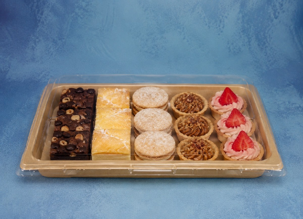 BANDEJA RECTANGULAR CON TAPA