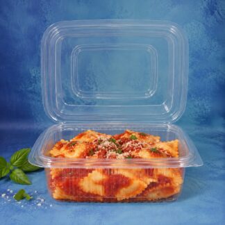 BANDEJAS CON TAPA BISAGRA PP